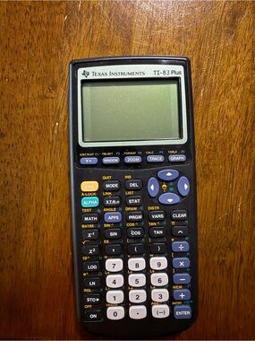 Texas Instruments TI-83 Plus Graphing Calculator - Black